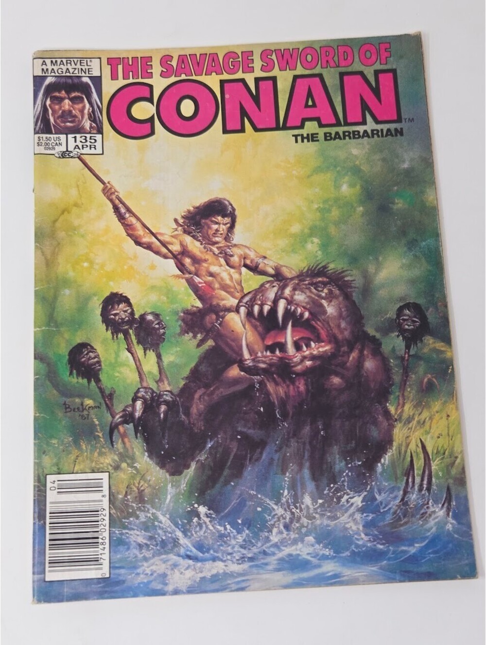 The Savage Sword of Conan #135 (Marvel Comics April 1987)